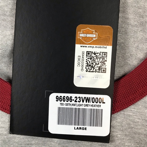 Harley-Davidson 120th Anniversary Women’s Gray Round Neck Biker T-Shirt Size L - Picture 7 of 8